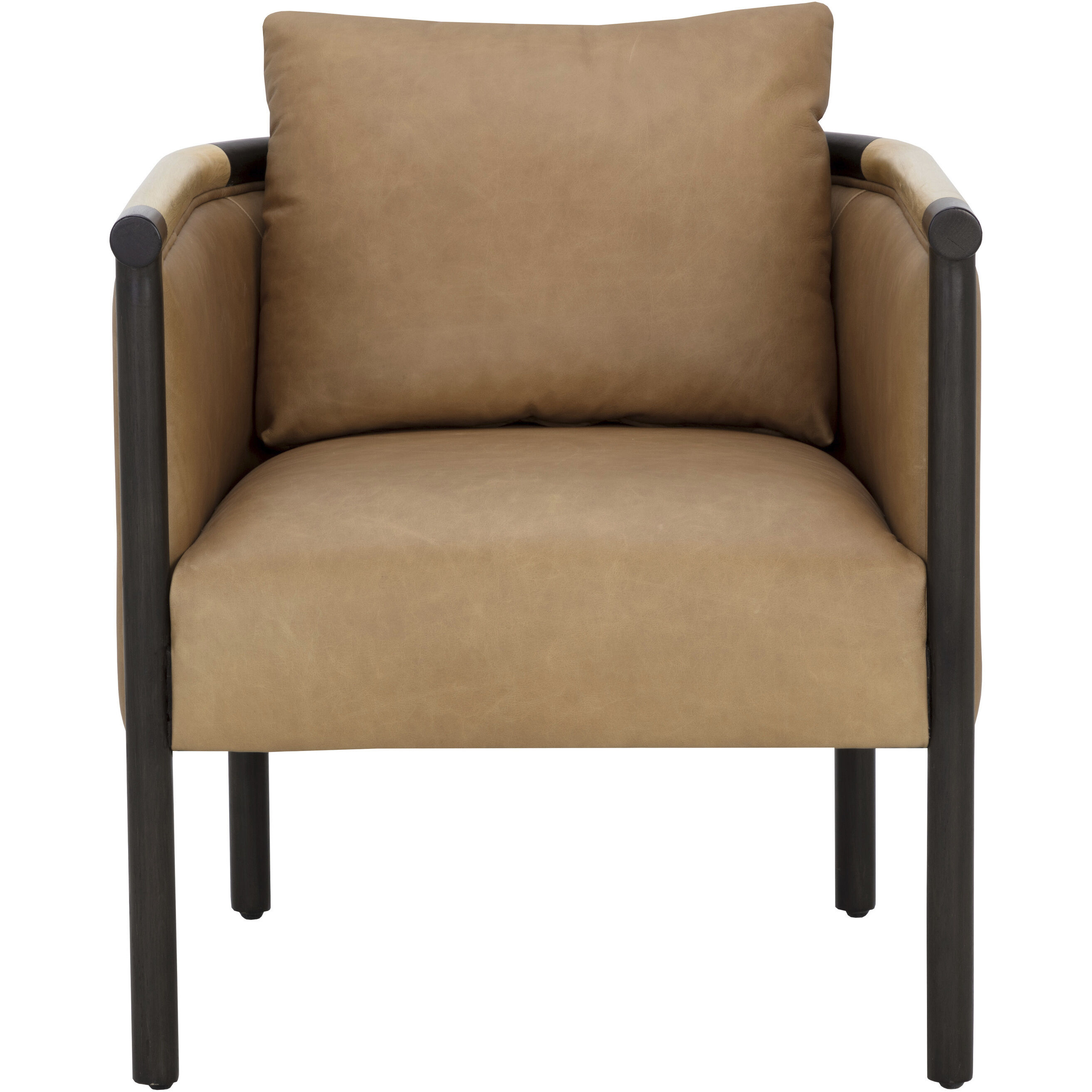 Wilder Ludlow Sesame Leather Lounge Chair